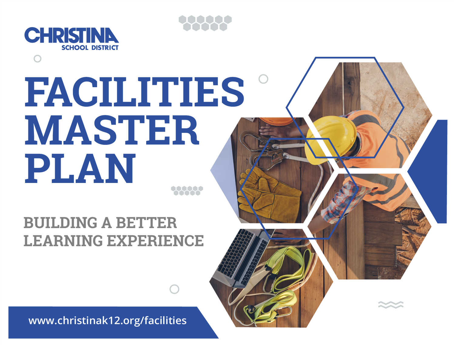  Facilities Master Plan Building A Better Learning Experience. Construction worker with supplies.